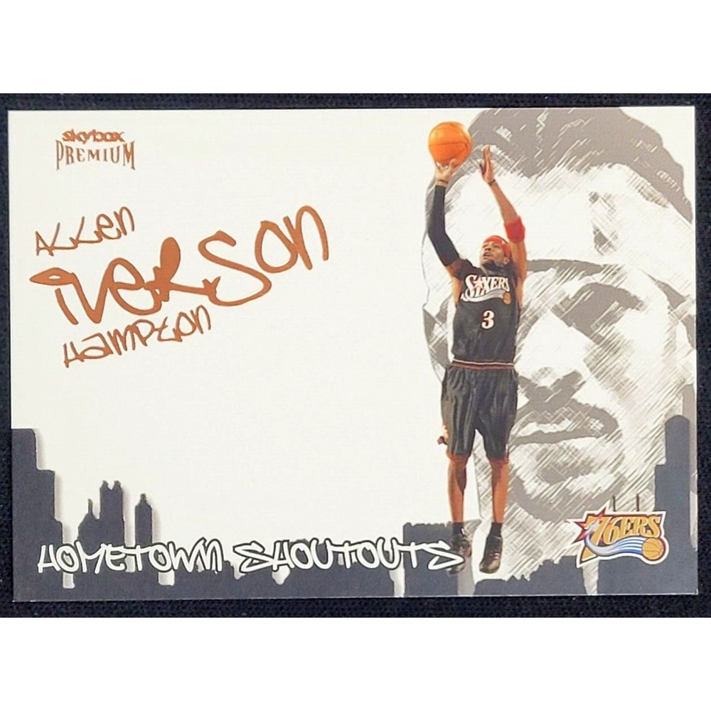 2004-05 SKYBOX PREMIUM ALLEN IVERSION HOMETOWN SHOUTOUTS #D 262/757